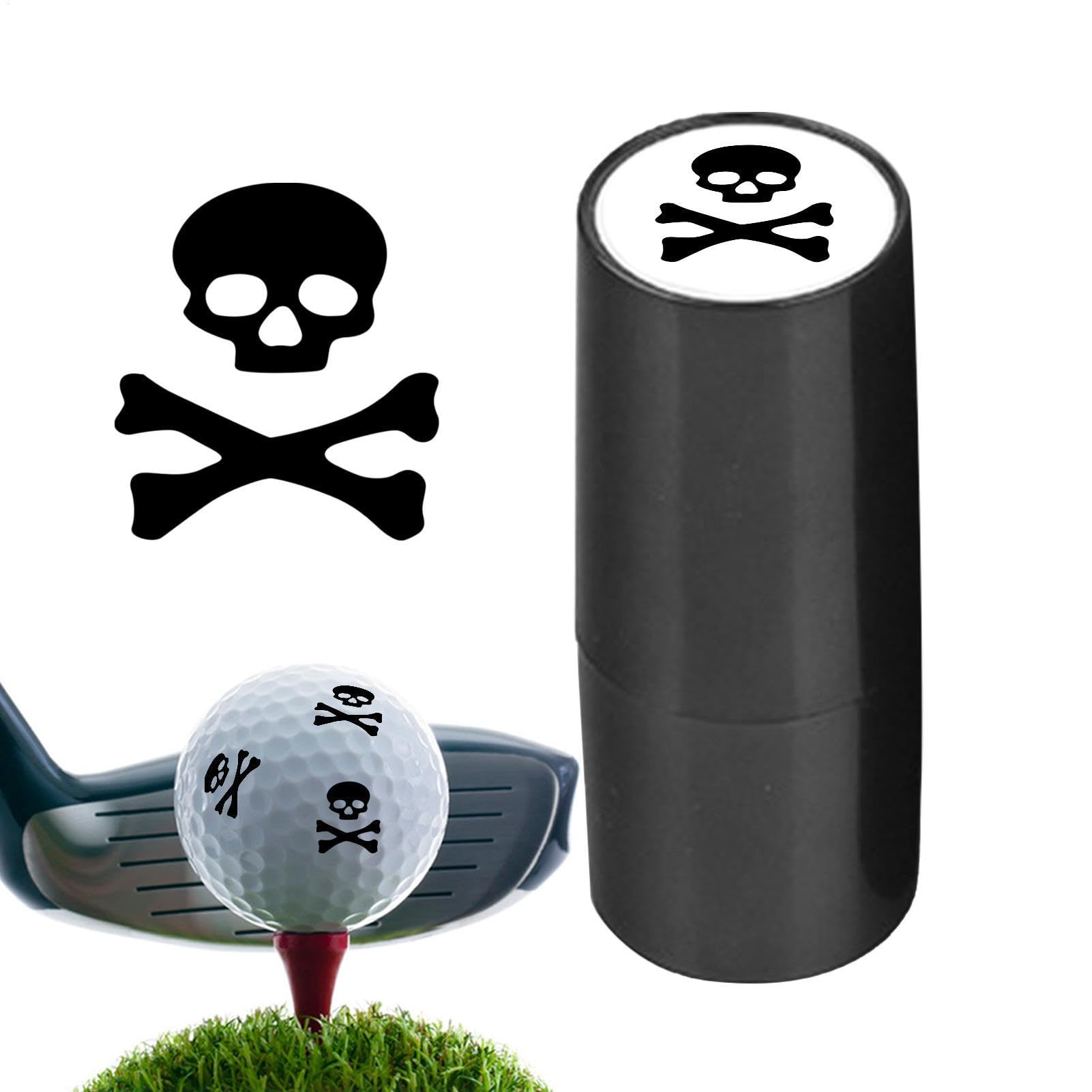 Jiimhte Golf Ball Stamp, Personalized Golf Ball Marker Strong Golf Ball Markers Stamp Waterproof Golf Ball Stamper Golfer Gift Golfing Accessories