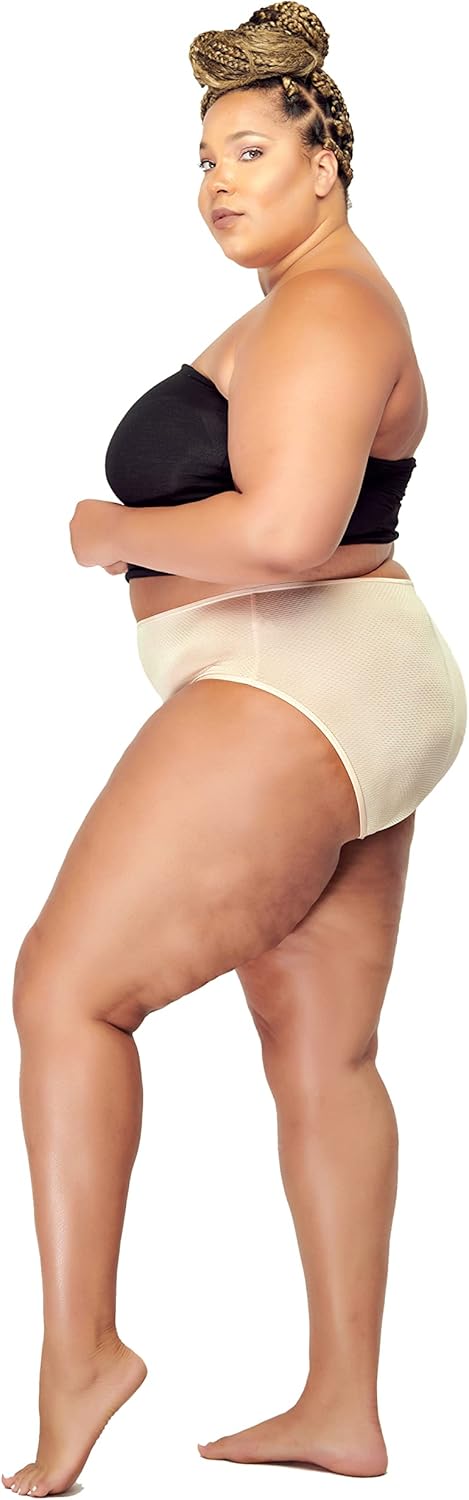 B2BODY Breathable underwear for women Regular & Plus Size Panties 4 Pack Brief - Image 5