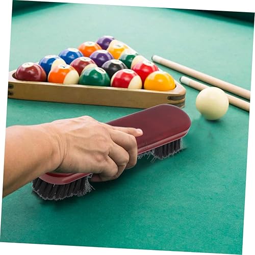 Miniatura 2 de INOOMP Cepillo limpiador de cepillo de pelo para mesa de billar, accesorios para mesa de billar, juegos de cepillos para mesa de billar, cepillo