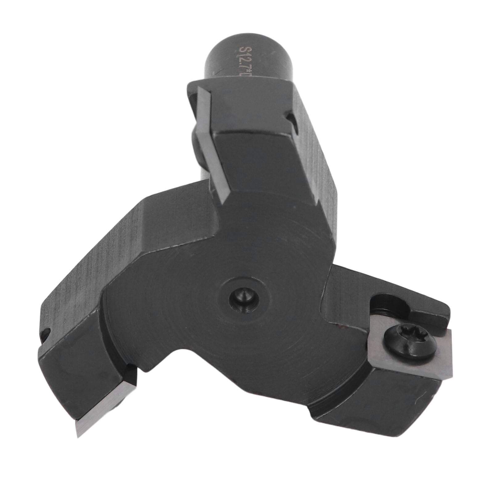 Generic Frez do Napawania CNC Spoilboard Trwały 3-ostrzowy Chwyt 1/2 Cala do Projektów Obróbki Drewna ze stalą węglową i Zdejmowanymi Ostrzami