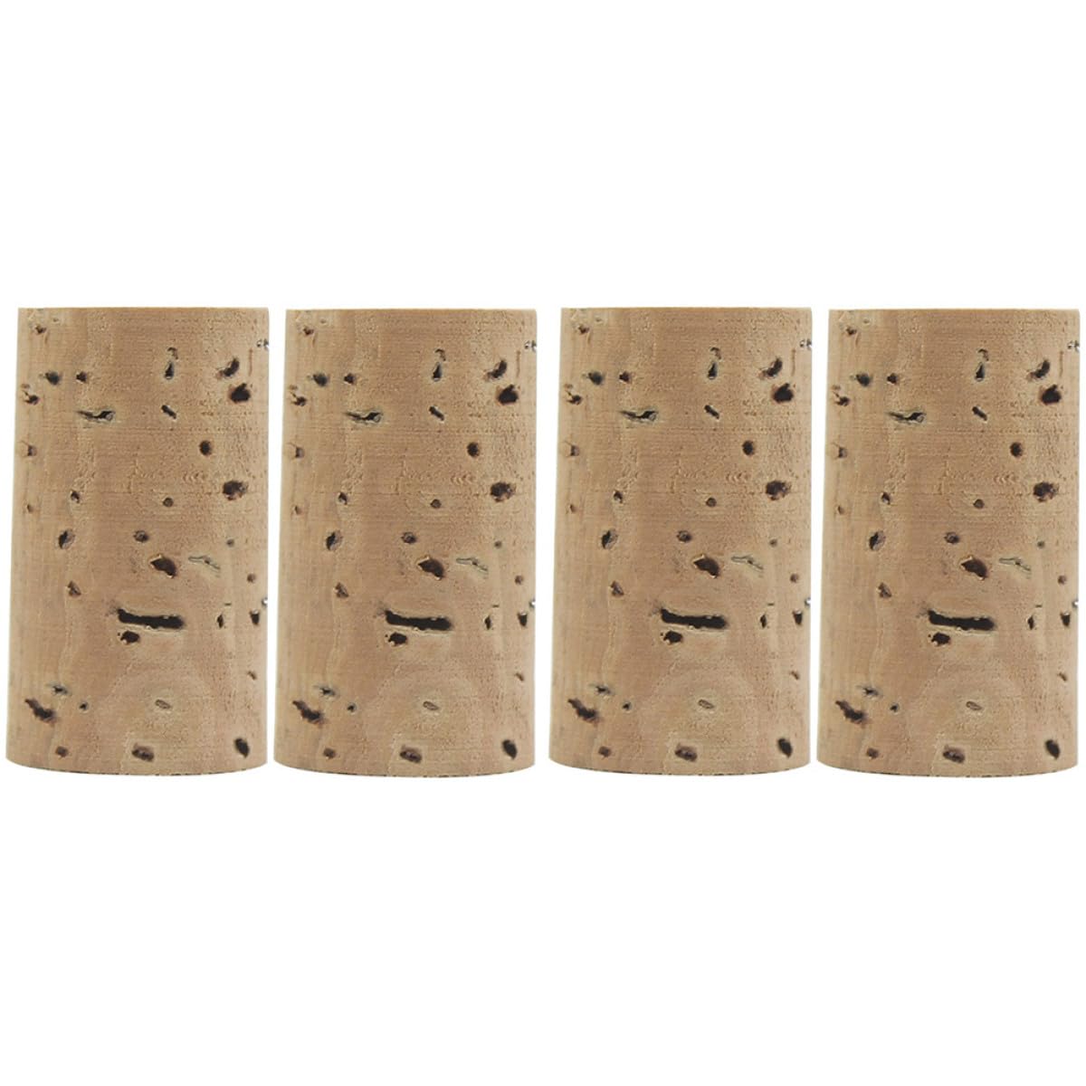 Genérico 4 Tapones de Corcho Accesorios Fáciles de Desmontar para Flauta Travesera Que Protegen la Cabeza del Instrumento de Viento