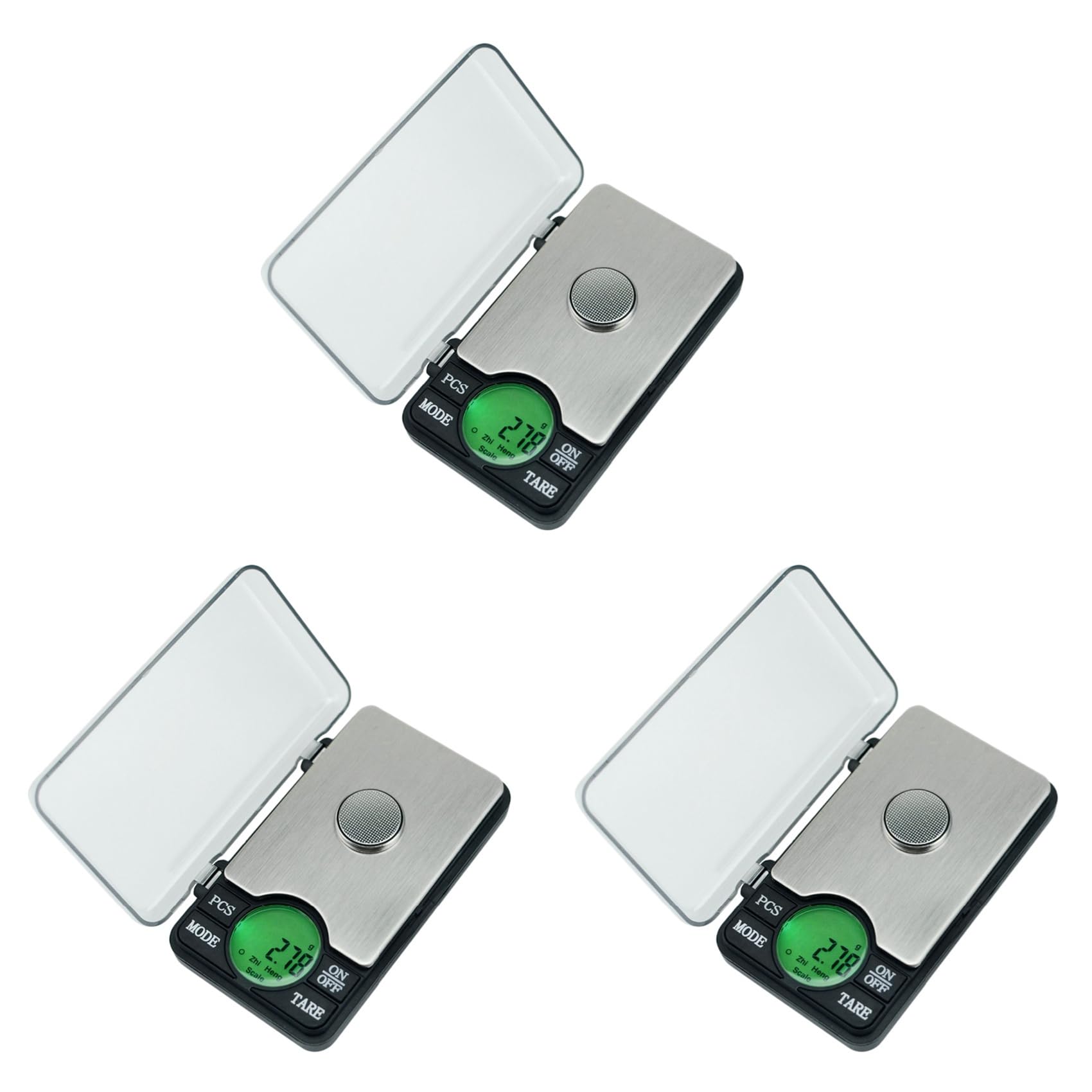 Vjsujehgy 3X 600G/0.01G Digital Pocket Scale Mini Jewelry Electronic 0.01 Gram Powder Coin Balance Weighing Lcd Back-Lit