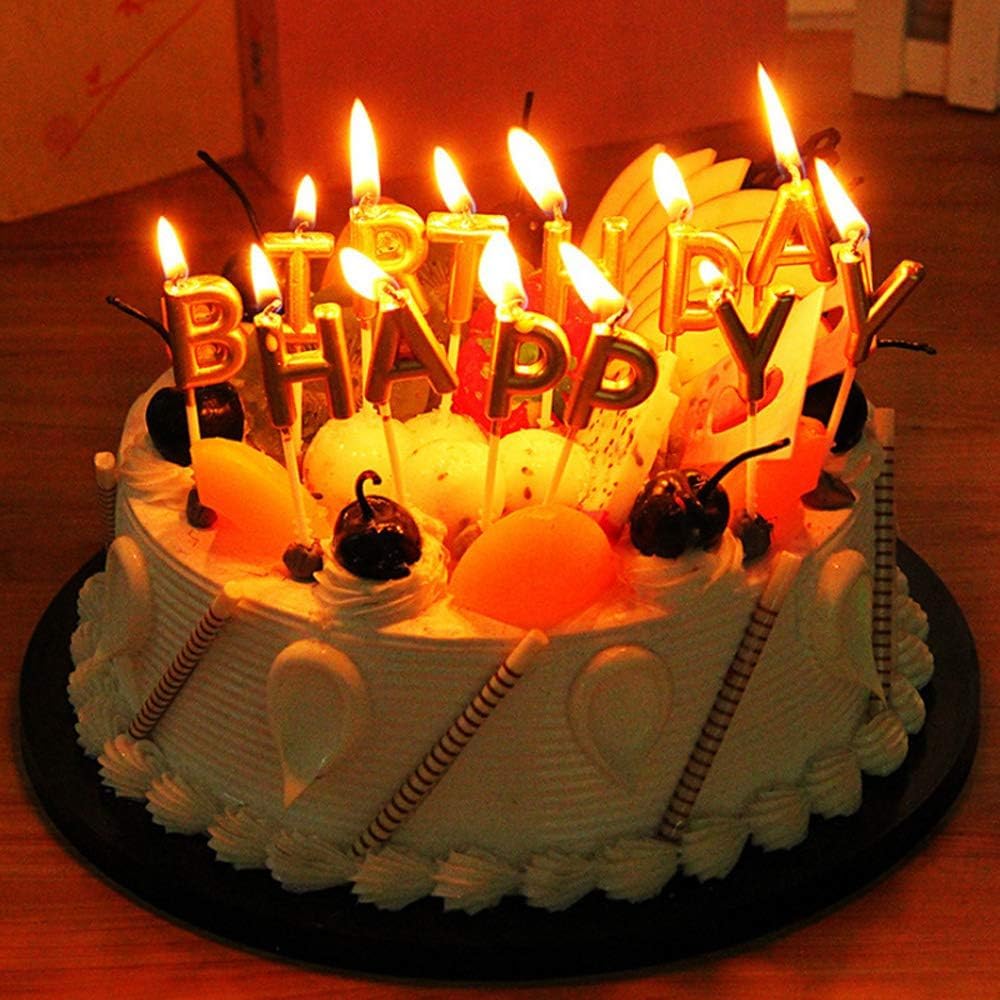 バースデーキャンドル Amazon.co.jp: Maiitmor バースデーナンバーキャンドル HAPPY BIRTHDAY