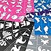 Face Painting Stencils for Kids, 200 Pieces Professional Reusable Body Paint Stencils Temporary Tattoos for Girls Boys Parties Sleepovers Birthday School Carnivals Halloween Christmas