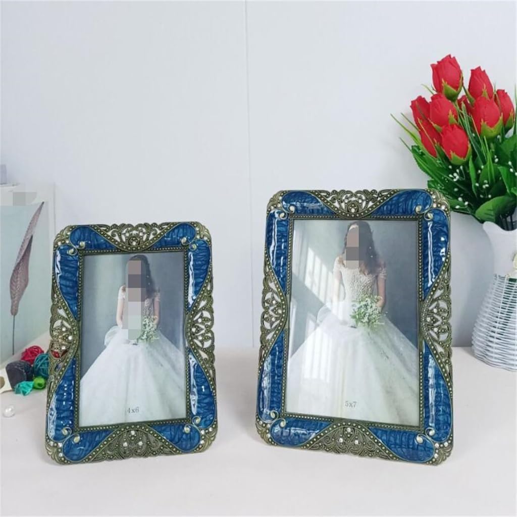 Household Retro Metal Three-dimensional Glass Frame Home Decoration