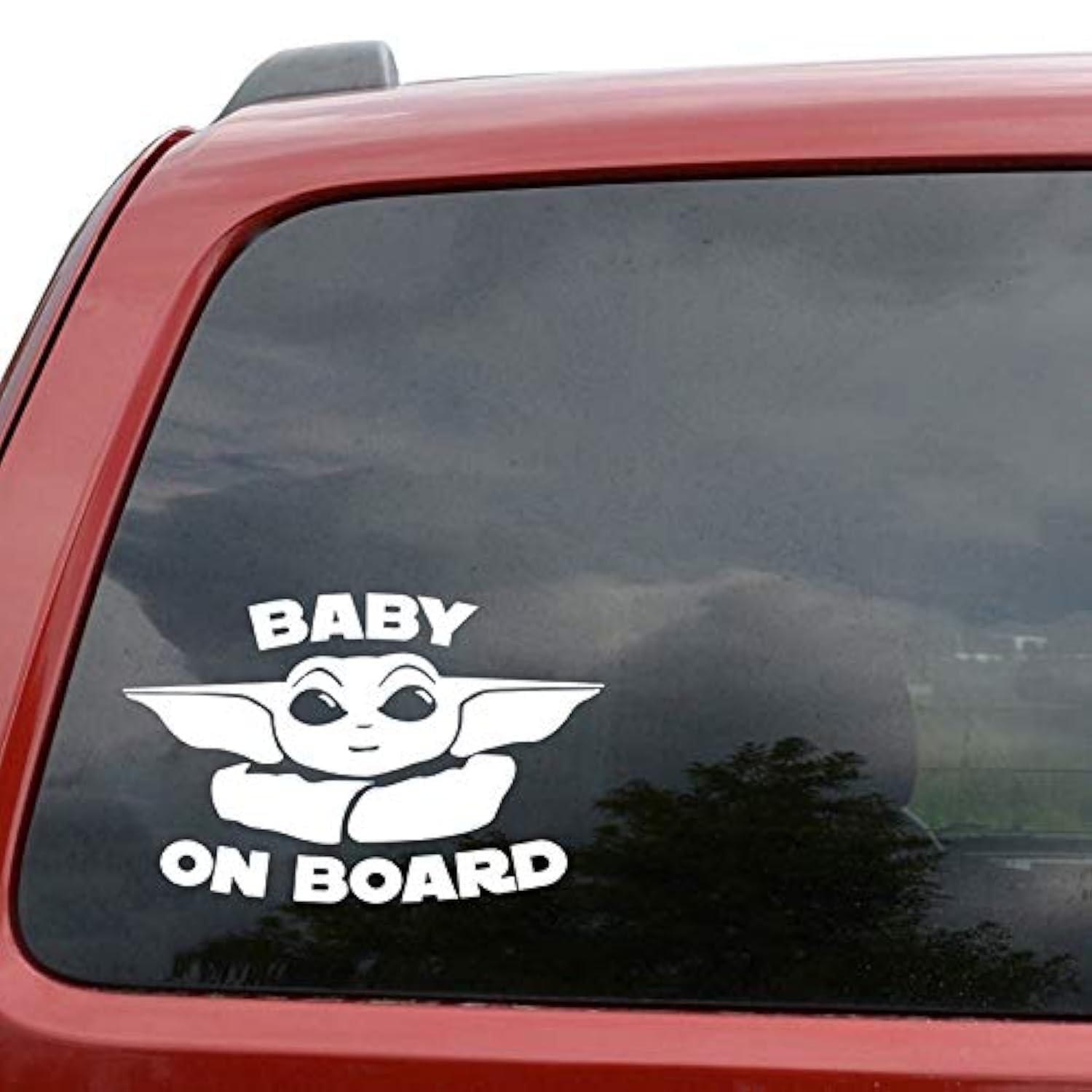 HALJIA - Adesivo In Vinile Per Auto Con Scritta "Baby On Board" (lingua Italiana Non Garantita