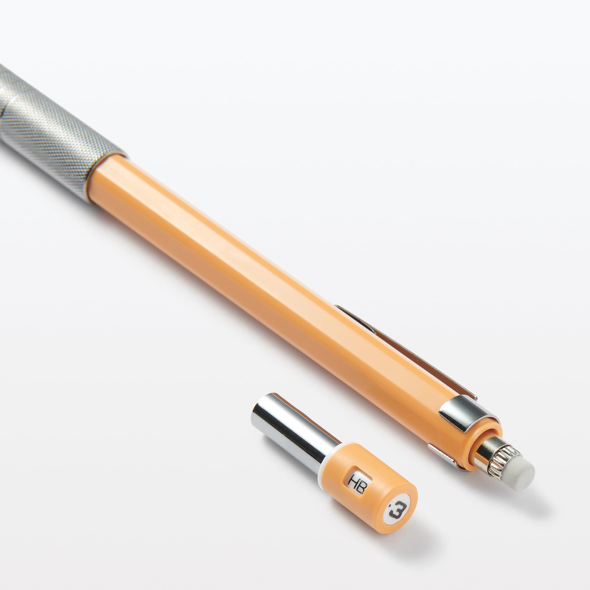 Amazon.co.jp: 無印良品 低重心シャープペン 黄色 0.3mm NBD46A3A