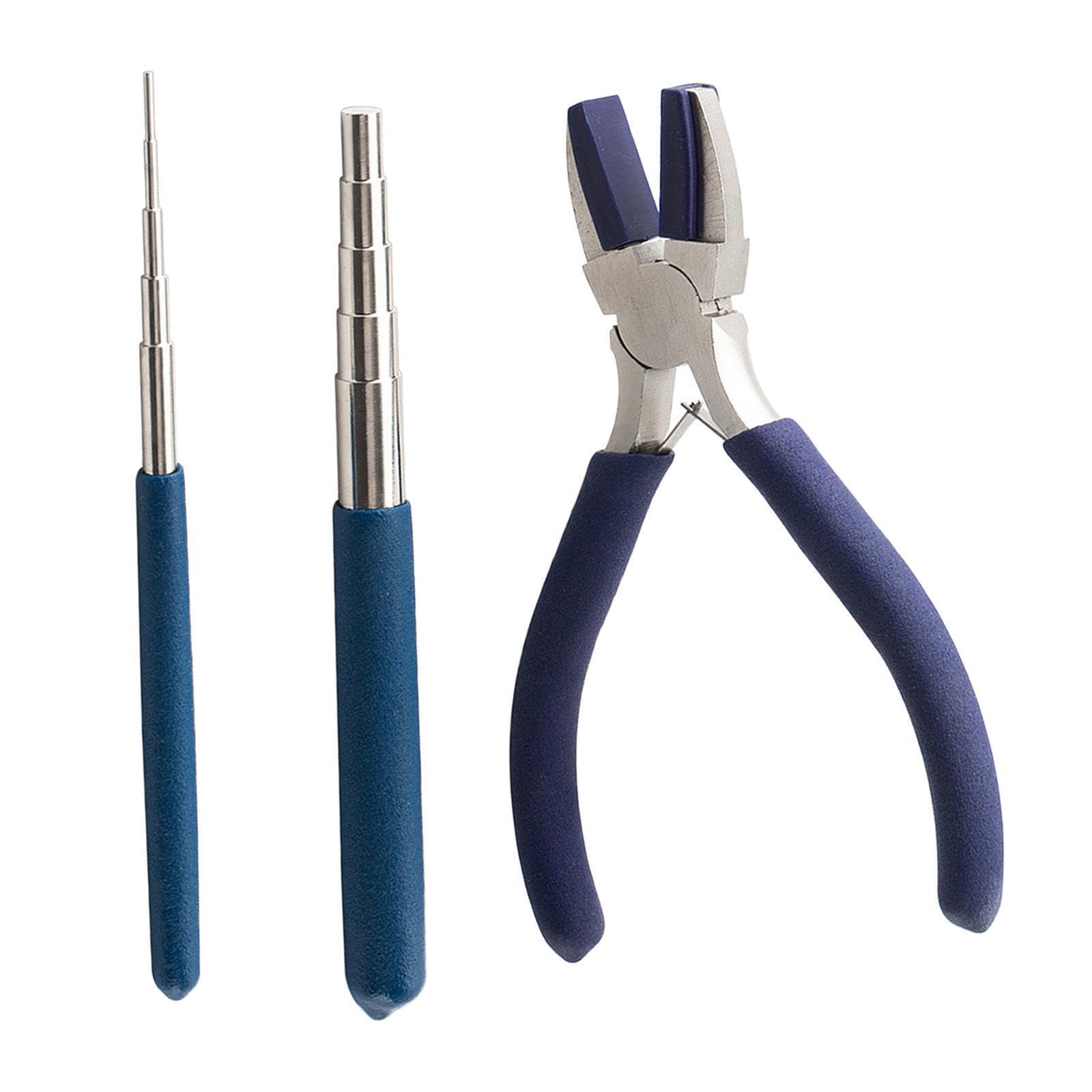 AMSLSIU Multifunctional Jewelry Pliers With Comfort Grip Handle Carbon Steel Jewelry Repair And DIY Projects And Bending Wire Without Causing Damage