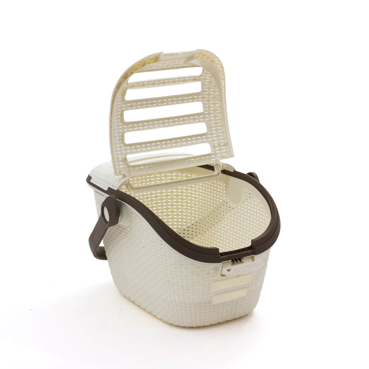 Transport- und Reisekorb STYLE für kleine Heim- und Kleintiere creme