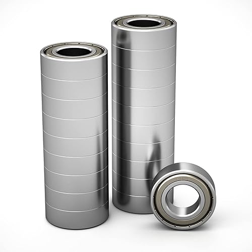 Aopin 604Z - Rodamientos de bolas de diámetro interior de 0.15 x 0.47 pulgadas de diámetro exterior aplicable para patinetas, impresoras 3D, patines