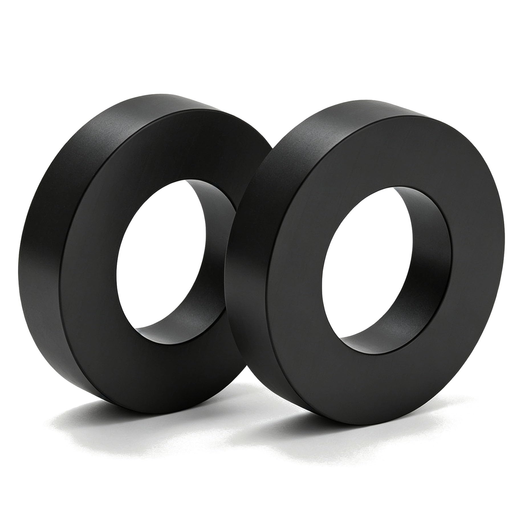 Ferrite Ring Magnets - 2 Pack, Strong & Durable -1