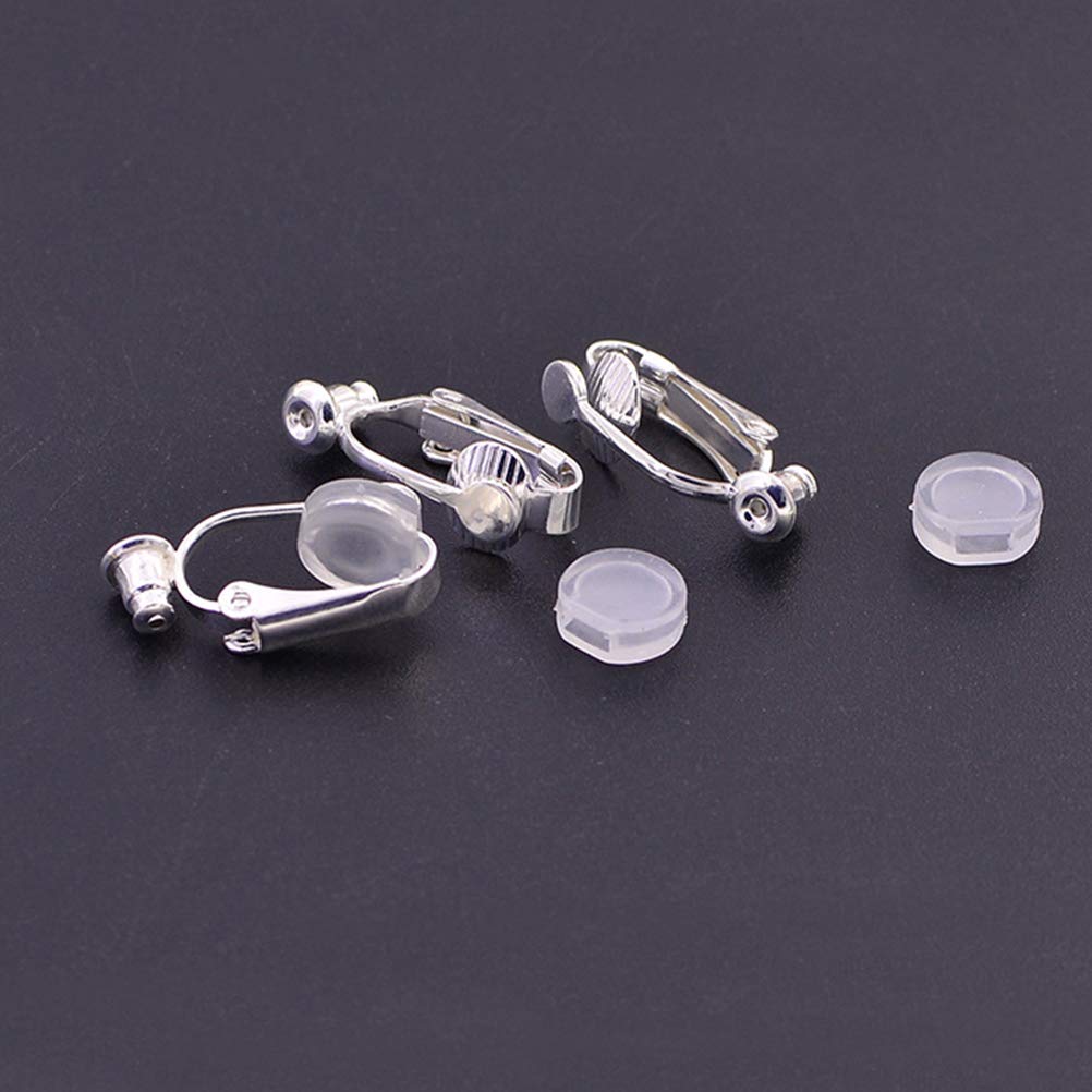 Kit De Fabrication De Boucles Doreilles 20 Pièces Clips Convertisseurs Clips Ronds 10 Mm Composants De Boucles Doreilles Ton