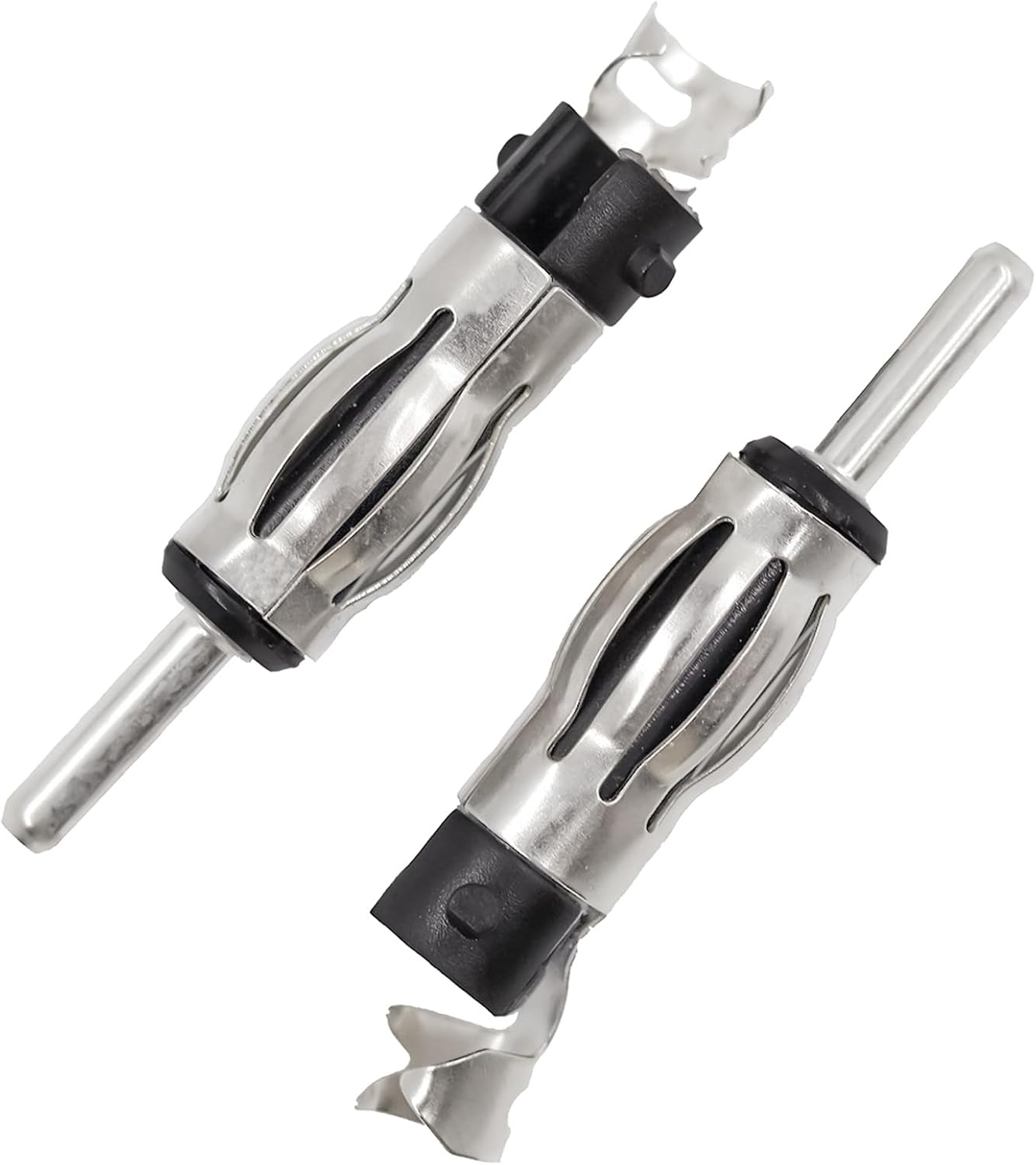 3PCS Universal DIN Plug Adapter Car Radio Connector Car Antenna DIN Crimp Repair Kit for Car Stereo CD DVD FM AM Adapter Auto Radio and RG58 RG174 Coaxial Cable