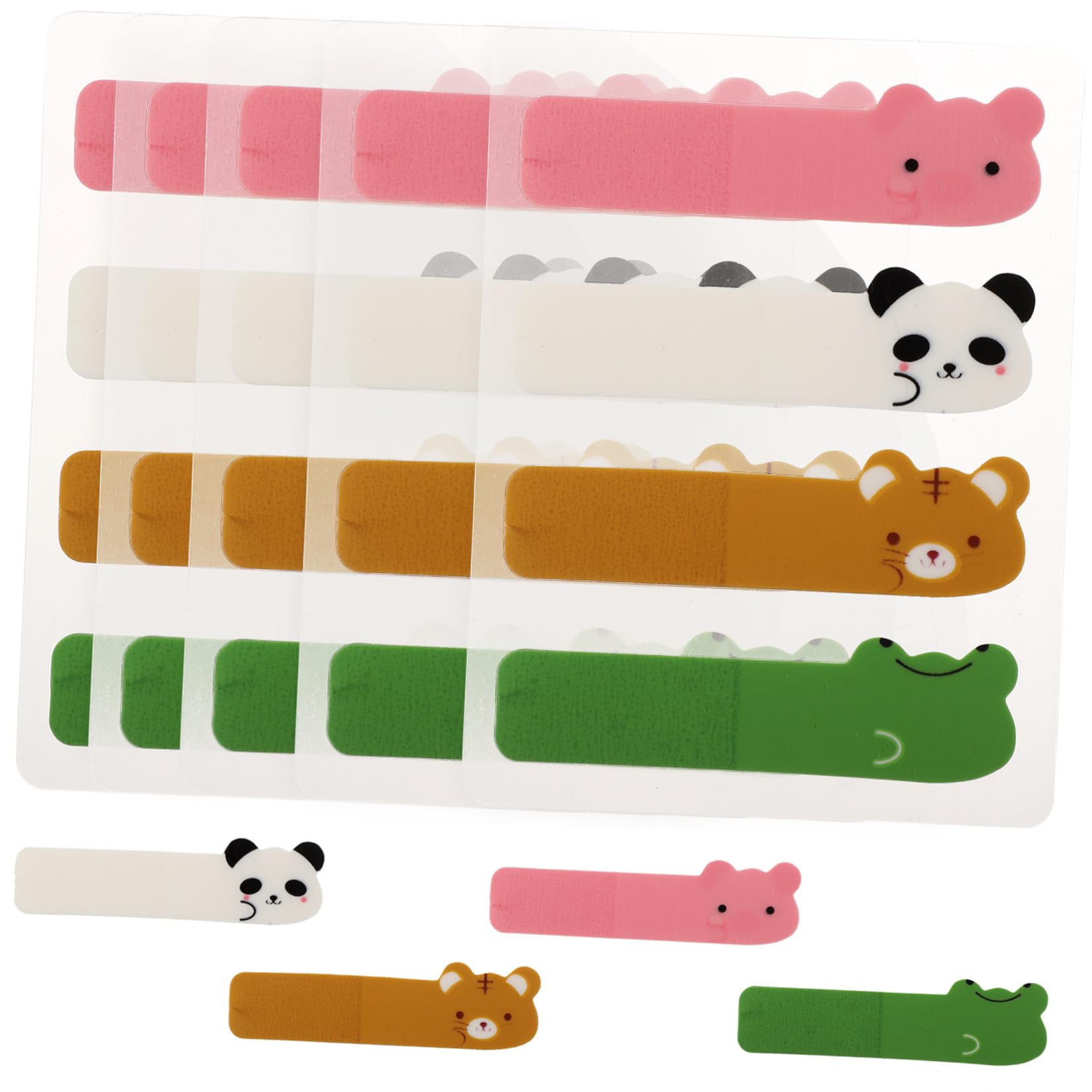 Uonlytech 5 Ensembles Autocollants Onglets Étiquette Papier Etiquettes Autocollantes Étiquettes Autocollantes Marqueurs De Page Marqueur De Page De Livre L'animal De Compagnie 6 Paquets * 5
