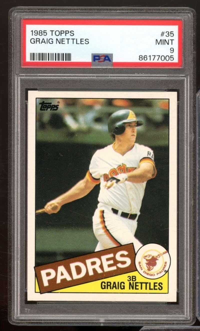 Graig Nettles Card 1985 Topps #35 PSA 9 - Slabbed Baseball Cards