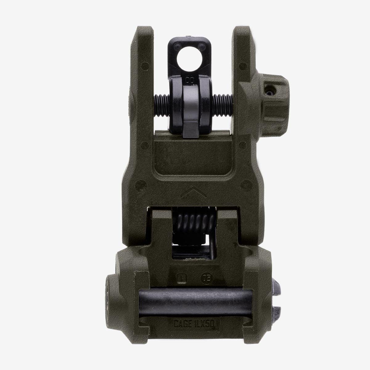 Magpul MBUS 3 miras de Respaldo abatibles de Hierro, Verde Oliva, mira Trasera
