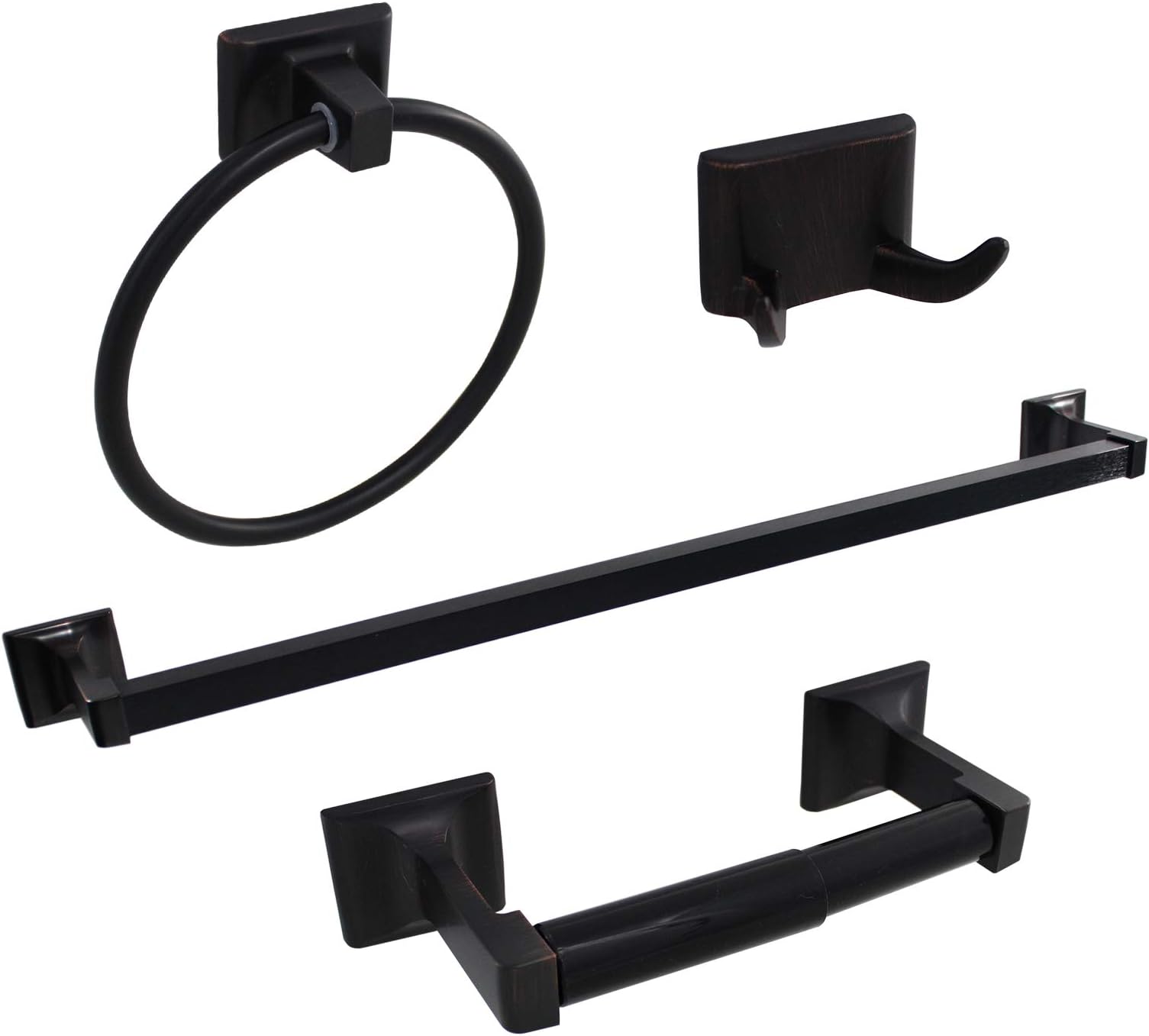 FDH Formosa Design Hardware4-Piece Bathroom Kit (Dark Bronze)