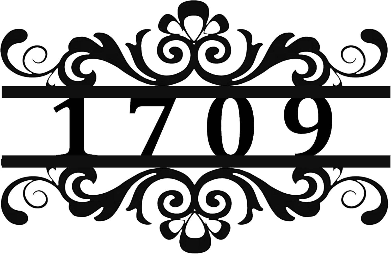 Customized metal sign, personalized courtyard name sign, family metal name sign for outdoor street,address sign for outside number matel plaque (Style 15)