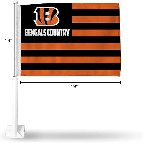 Miniatura 224 de Rico Industries NFL - Bandera de doble cara para automóvil, accesorio para auto B07NHSRDX2