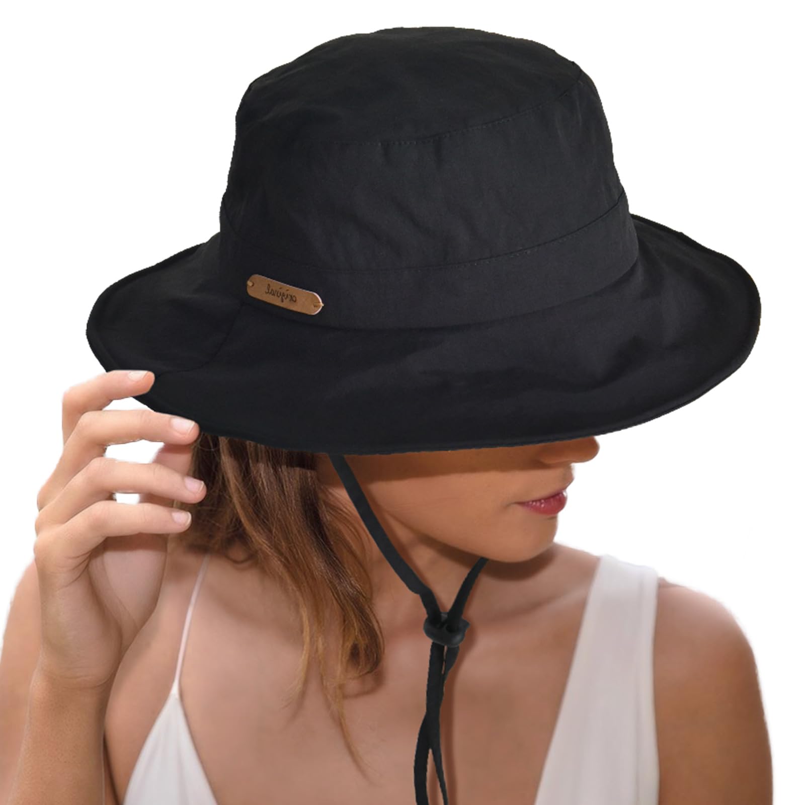 SOMALER Sun Hats for Women Wide Brim UPF50+ Outdoor Beach Hat Packable Summer Fishing Hiking Hat