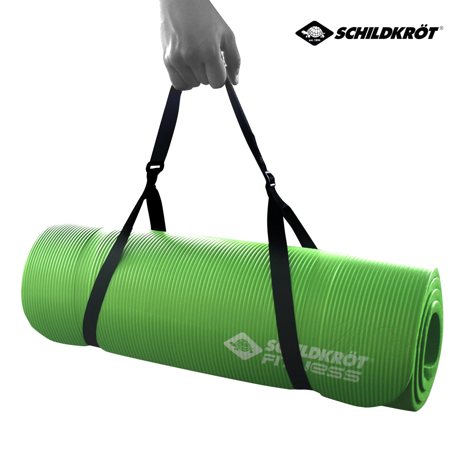 Schildkröt Esterilla de Fitness, 15 mm, con Correa de Transporte
