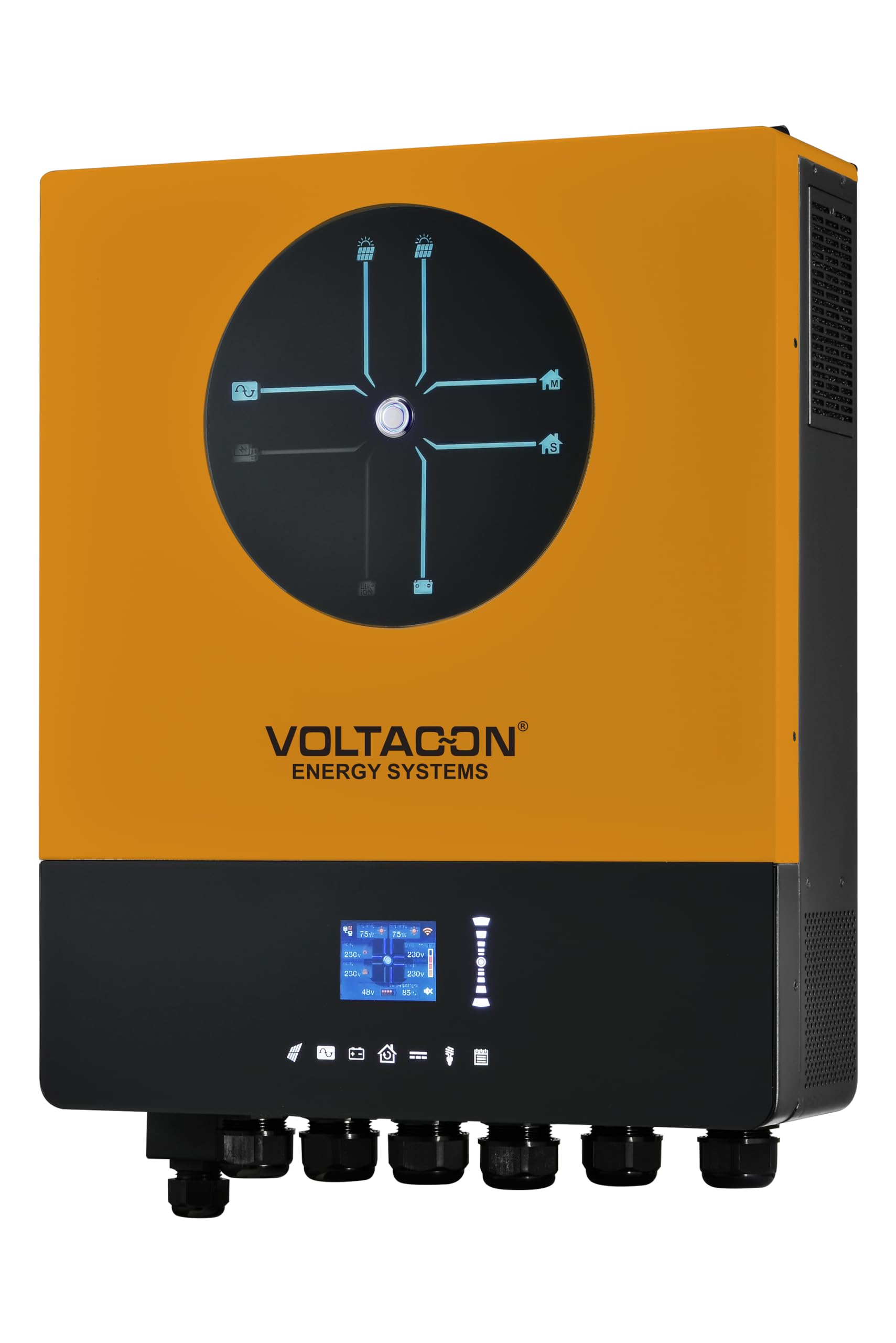 Voltacon 11kw Solar Off-Grid Inverter Ultra Dual AC Output 230VAC 2x MPPT Battery Charger 48V