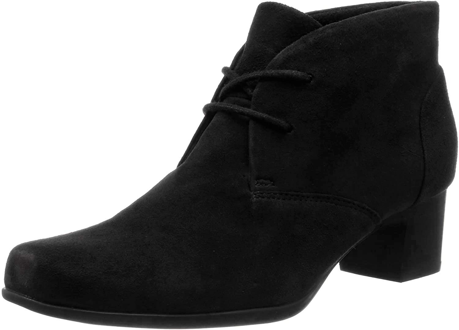 Women's Un Damson Tie Ankle Boots