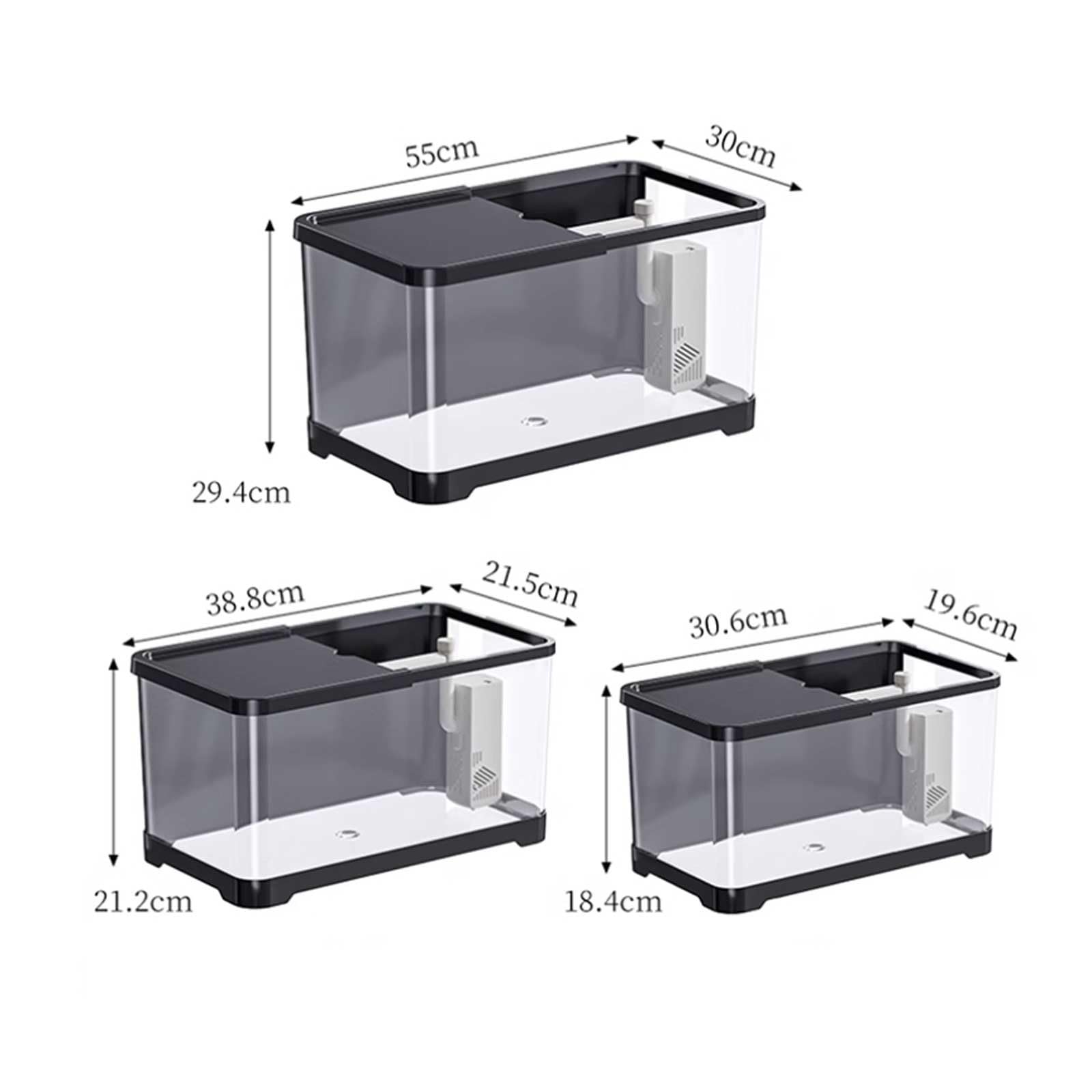 Amazon.com: CFGH6FDF Aquarium Tank Fish Tank Desktop Transparent