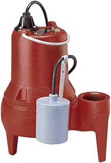 LE51A LE50-Series Submersible Automatic Sewage Pump, RED