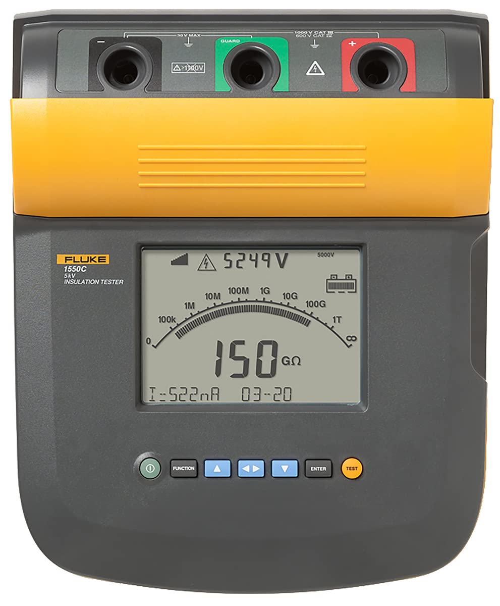 Fluke 1550C Insulation Resistance Tester 5 kV, with Measurement