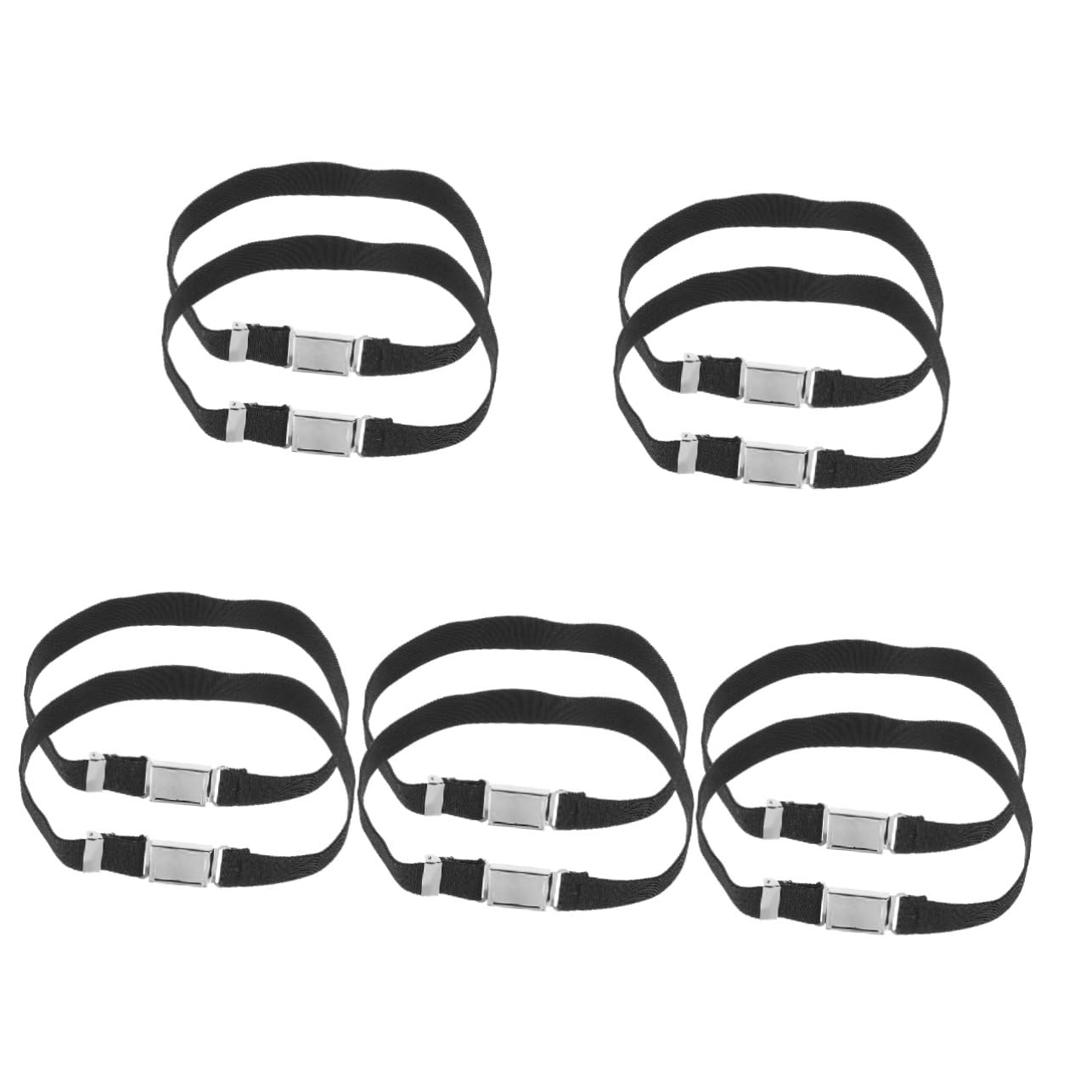 10piezas Cinturón Elástico Para Hebilla Magnética Cómodo y Flexible Para y Escolar