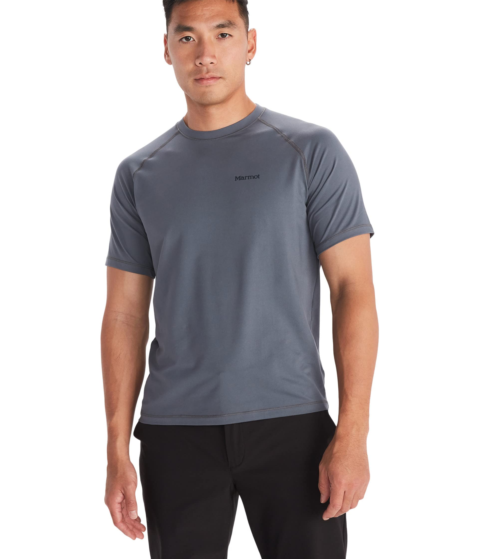 Marmot Windridge SS Camiseta Funcional Transpirable, Camiseta de Deporte Manga Corta, Camiseta de Fitness Secado rápido Hombre (Pack de 1)