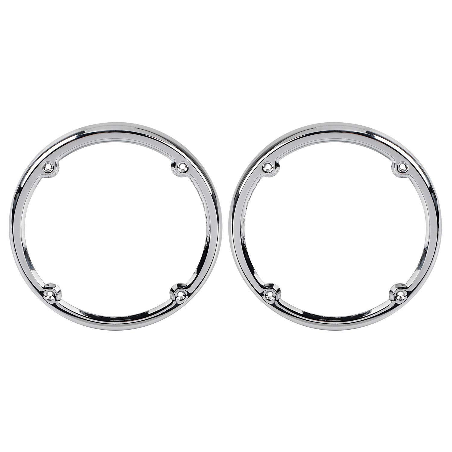 Cromo Tour Pak Altoparlante Posteriore Griglia Accenti Cornici Trim per Harley Touring FLHTCU FLHTK FLHTCUTG 2014-2023