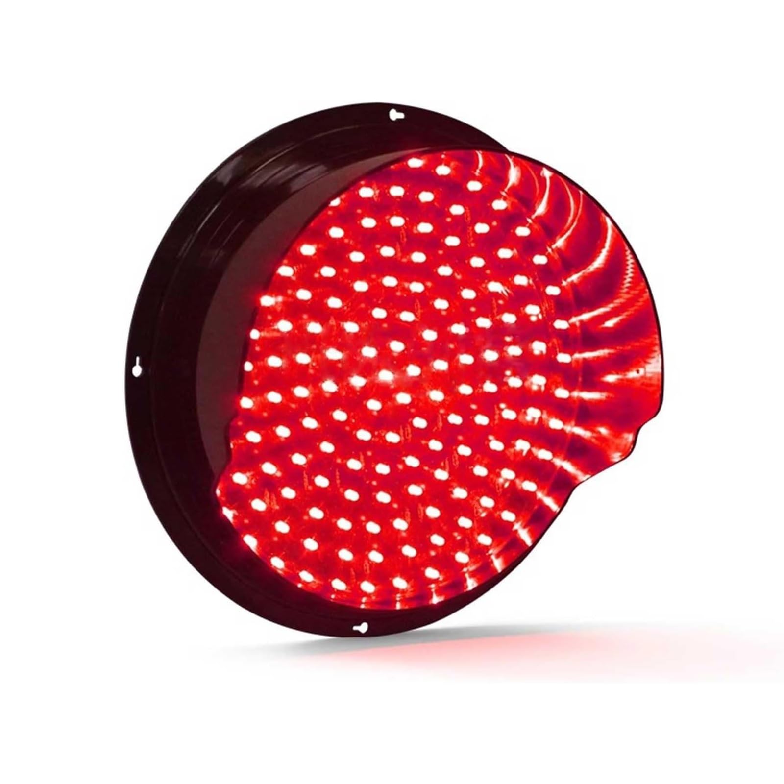 Xkednmf Red 12/24V Dc Led Traffic Light, Loading Dock Parking Light,Waterproof Ip67 Wall-Mounted Warning Light, For Roads, Toll Booths, Terminals(,300Mm/12In)