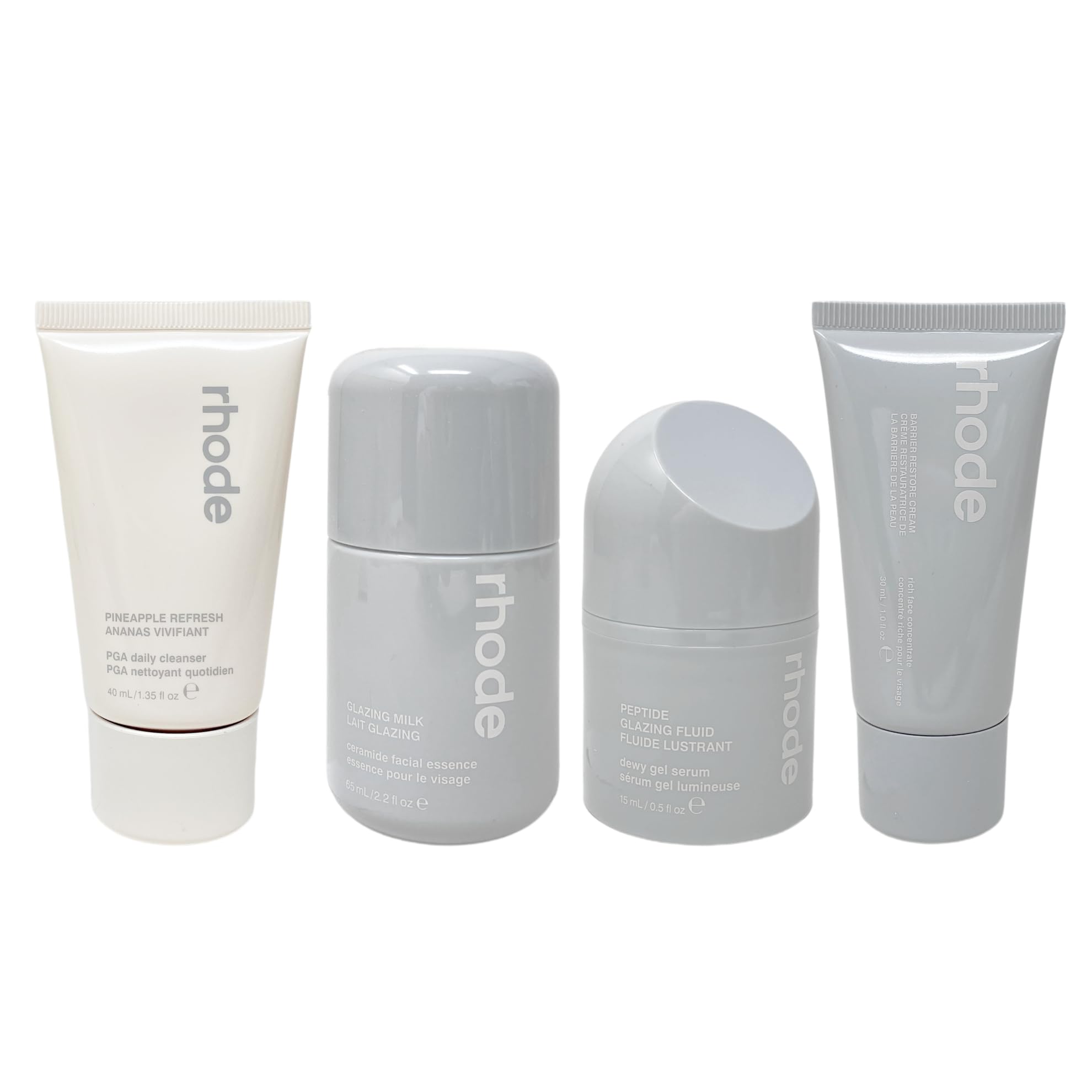 Amazon.com: Rhode Mini Kit Glazed Skincare Essentials – 4-Piece