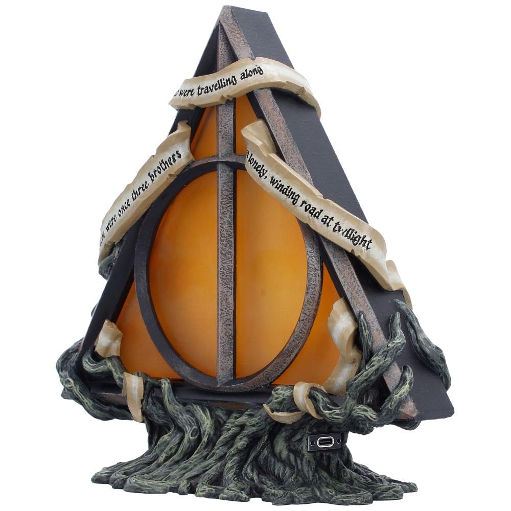 Harry Potter Deathly Hallows USB-C Lamp 22cm – Officially Licensed