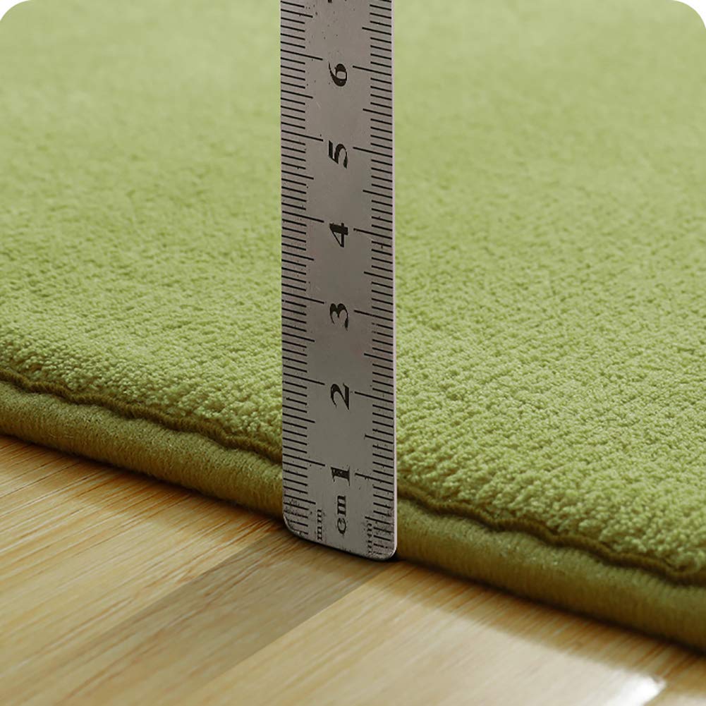 Tappeto Addensare Morbido Peluche Corto,Indietro Pelle-cordiale Non-scivolare Lavabile,Alta Qualità Home Decor Soggiorno Camera Tappeto Rug,Tappetino Grande Pavimento,Tappeto Pelos-Azure 200x140cm