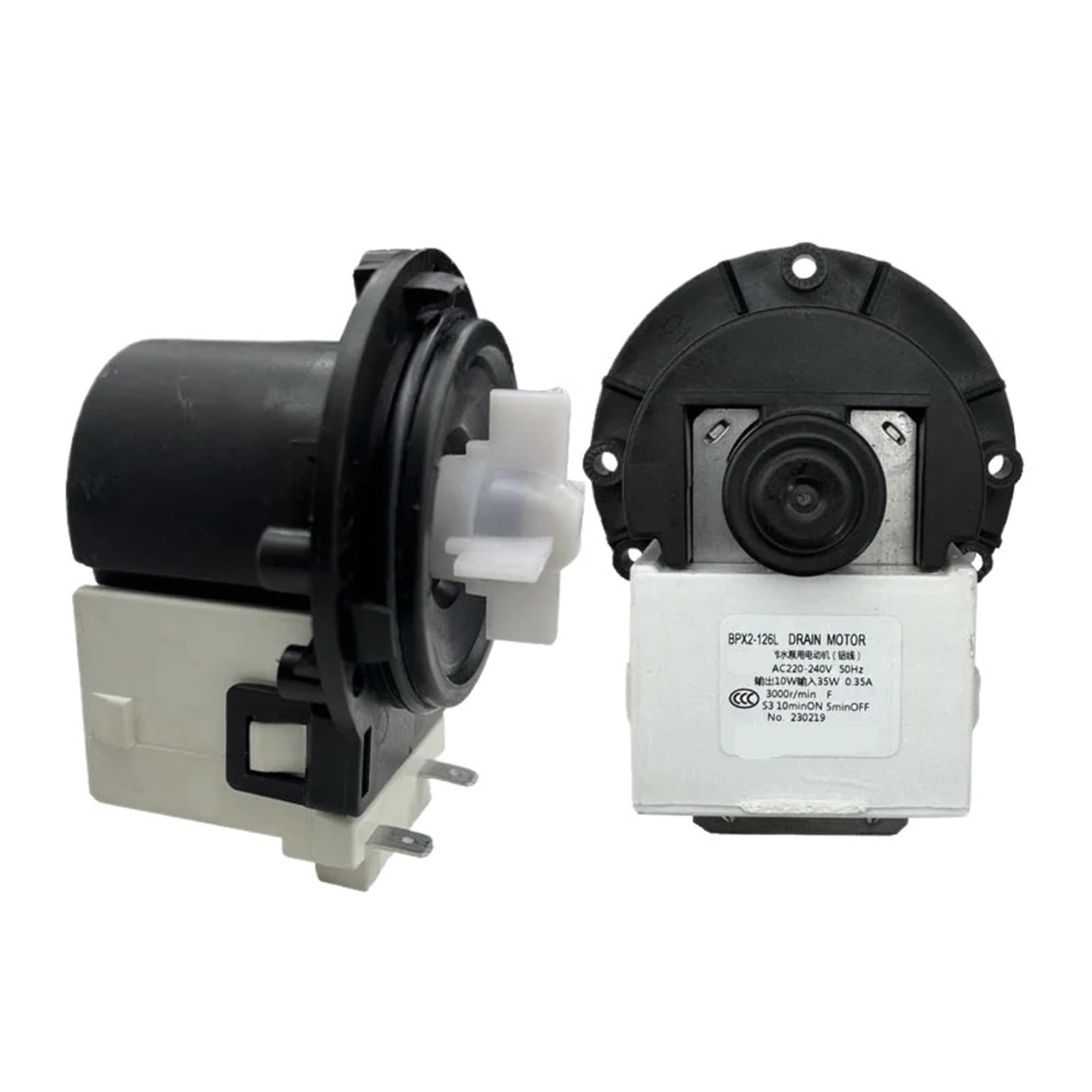 Fkymx 1Pcs Bpx2-126L，Compatible For Panasonic，Drum Washing Machine Drain Pump Motor Ld16v166/Ld1n8/Y Ac220-240V