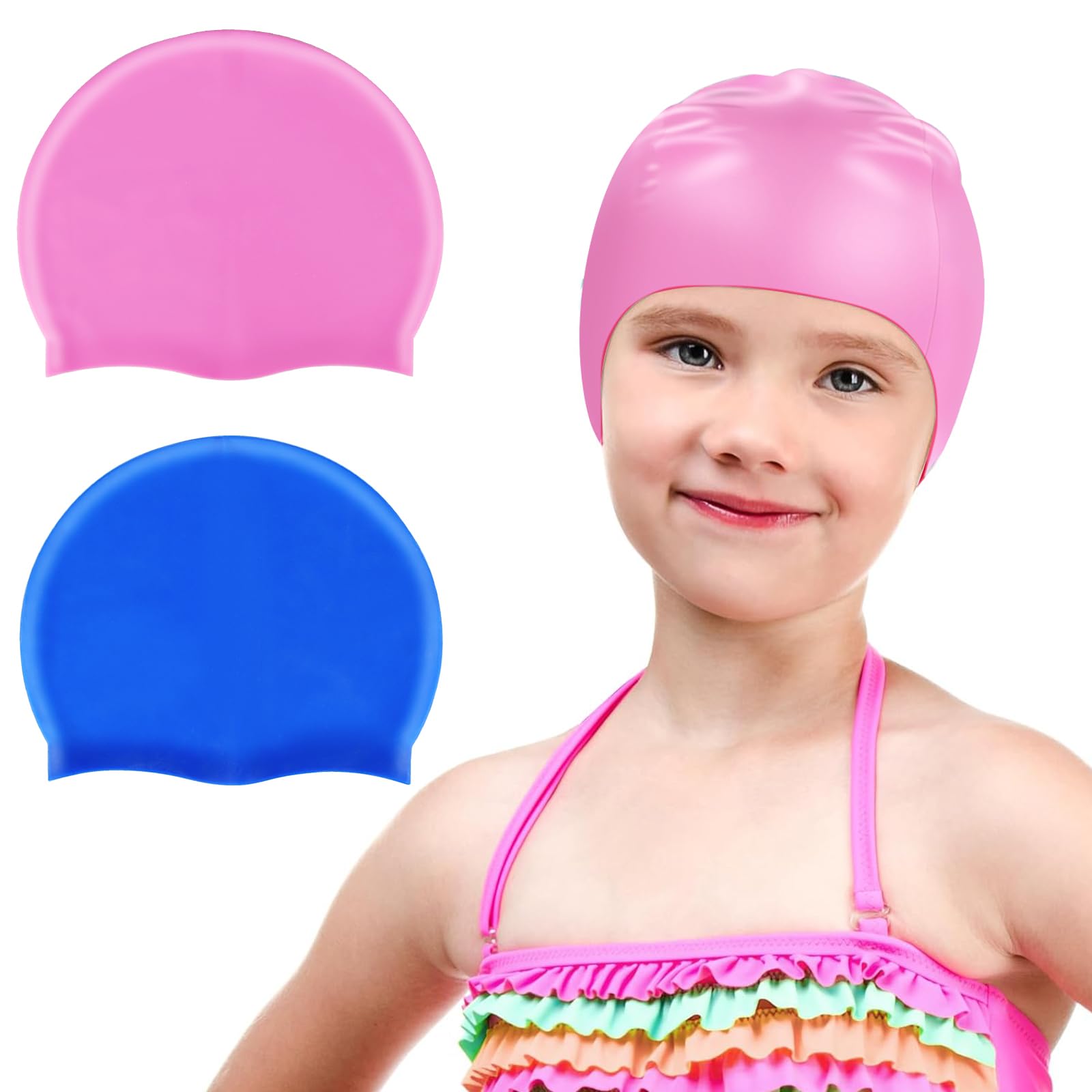 Bonnets De Natation Pour Enfants Personnalisé, Bonnet De