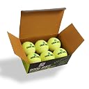 Good Shot Rubber Cricket Tennis Ball Light, (Pack of 6, Yellow) gallery image