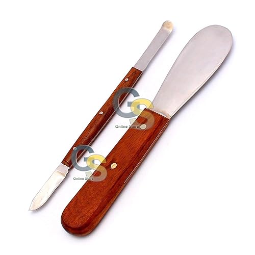 Espátula de cuchillo para tallar cera + espátula de laboratorio dental #11R de G.S Online Store