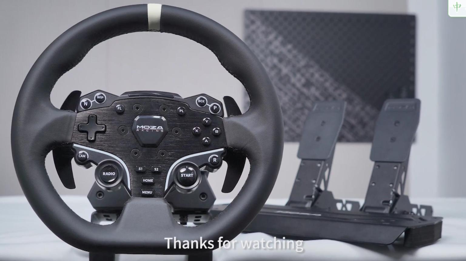 Amazon.com: MOZA R5 Wheel and Pedals Kit Racing Simulator 5.5Nm