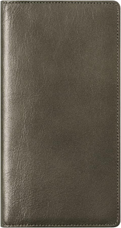 QUOVADIS qv88x1727bg Genuine Leather (Sheepskin Leather) Notebook Cover "Gem Leather" 3.5 x 6.7 inches (8.8 x 1727 cm) Beige