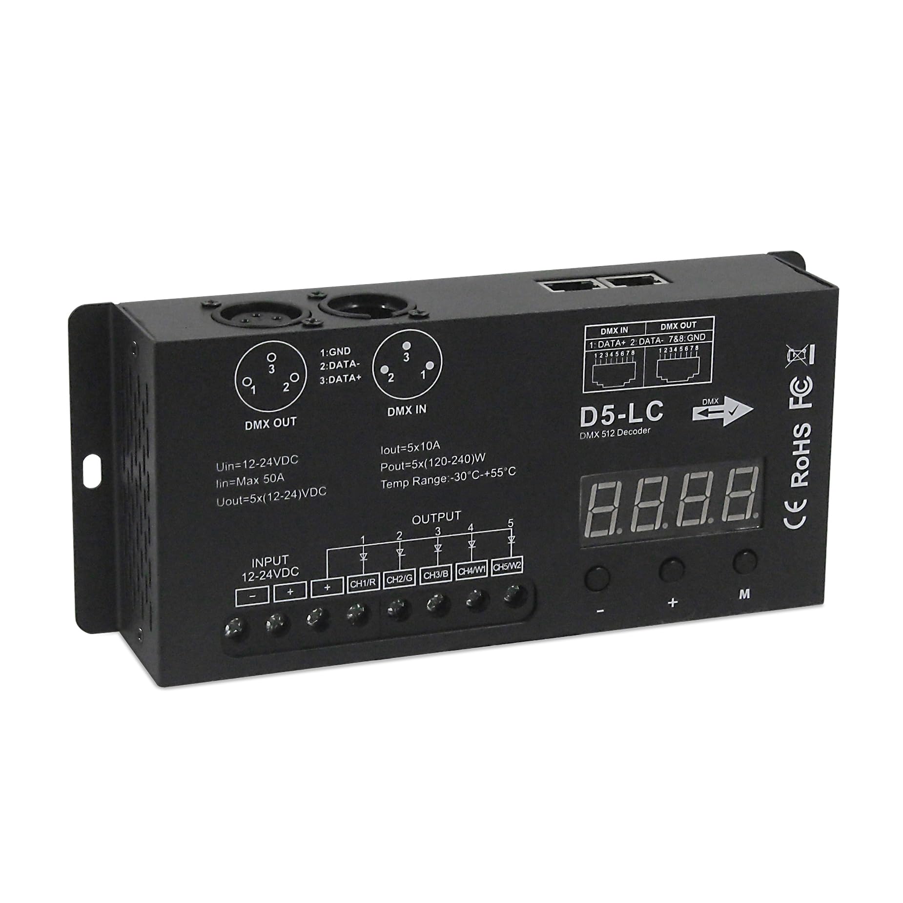 Snapklik.com : High Power Dmx Led Controller Led DMX 512 Decoder Dimmer ...