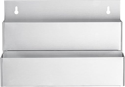 PRO&Family 22" Commercial Stainless Steel Liquor Display Rack, Bar Bottle Organizer, Heavy Duty Countertop & Underbar Shelf for Bars, Restaurants, Home Bar, Beverage Stations