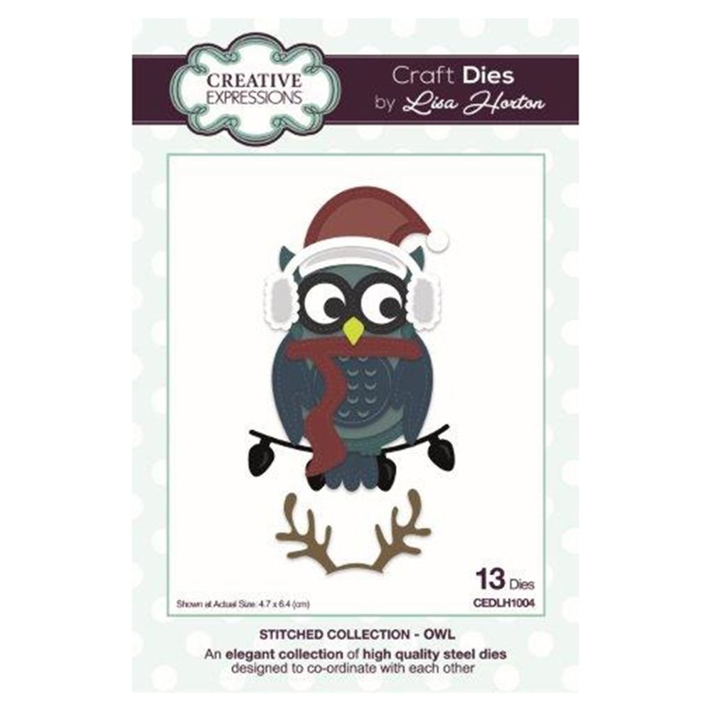 Lisa Horton Stitched Owl Craft Die