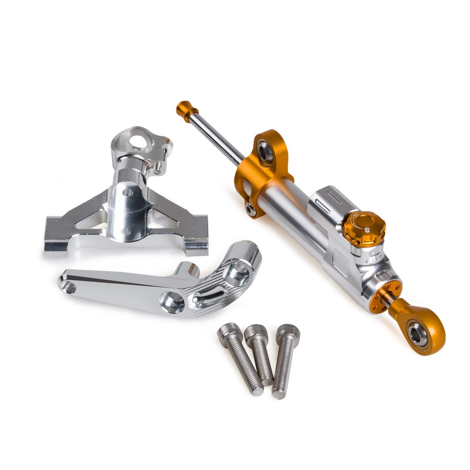 Amazon.com: SKXMOD Motorcycle CNC Steering Damper Mounting