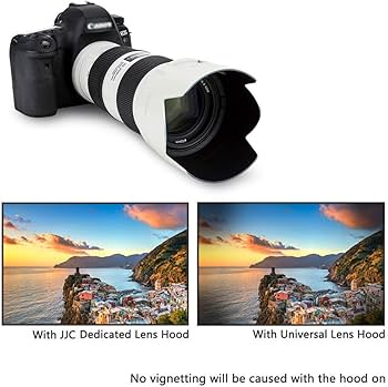 Amazon | ホワイトレンズフードシェード Canon EF 70-200mm f/4L is II