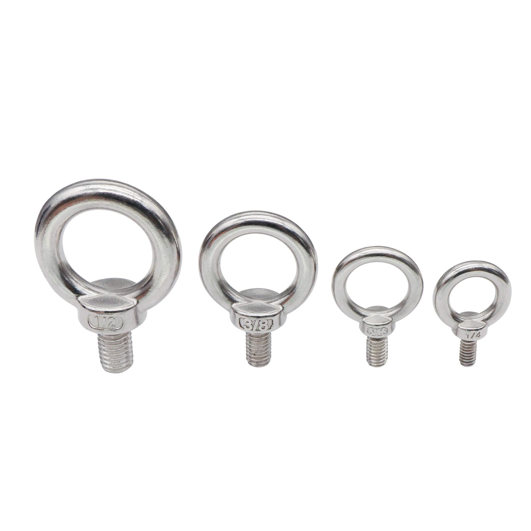 316 Stainless Steel Eye Bolts - 4 Packs -5