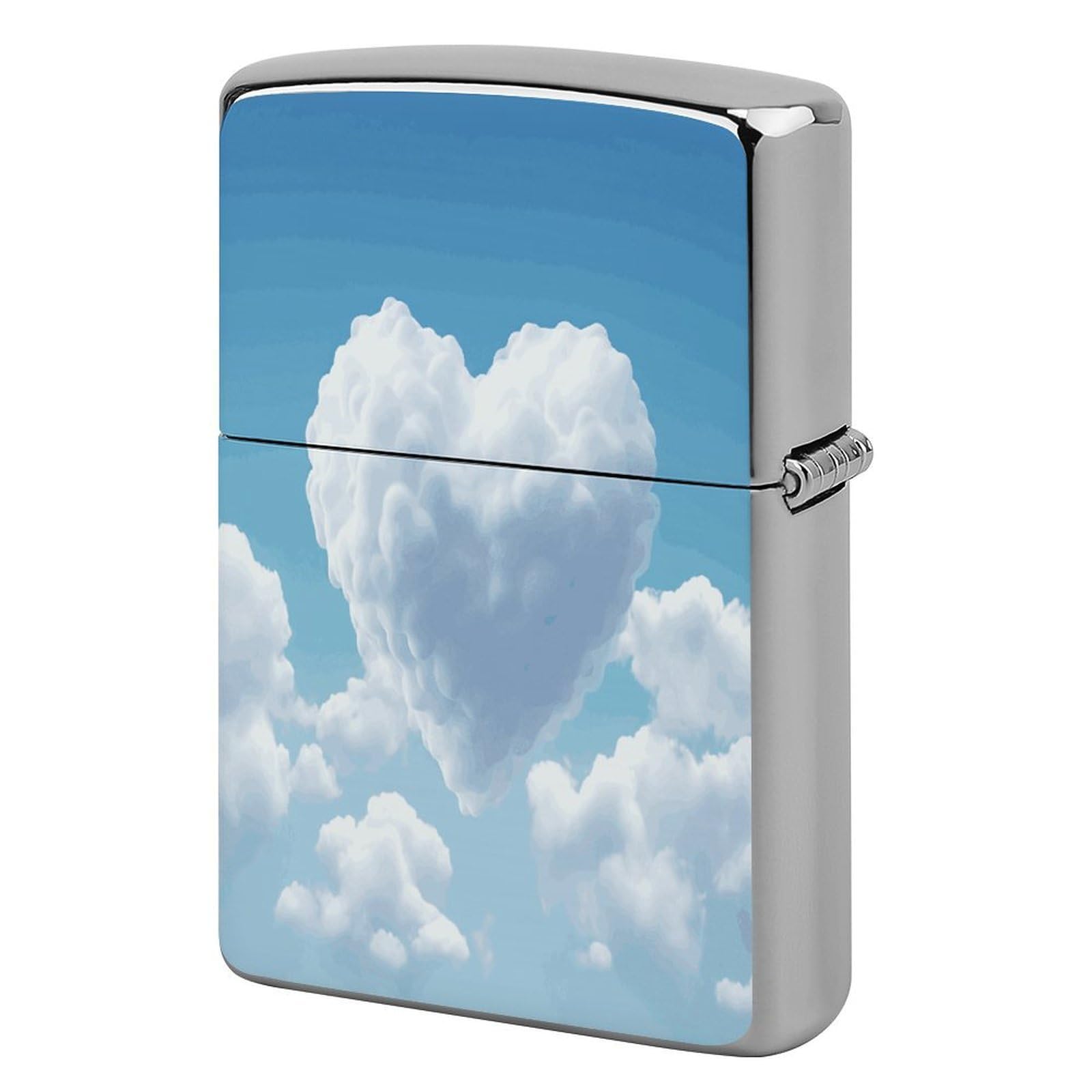 Fodpand Style Floating In The Sky Metal Lighter Case Cover Lighter Sleeve